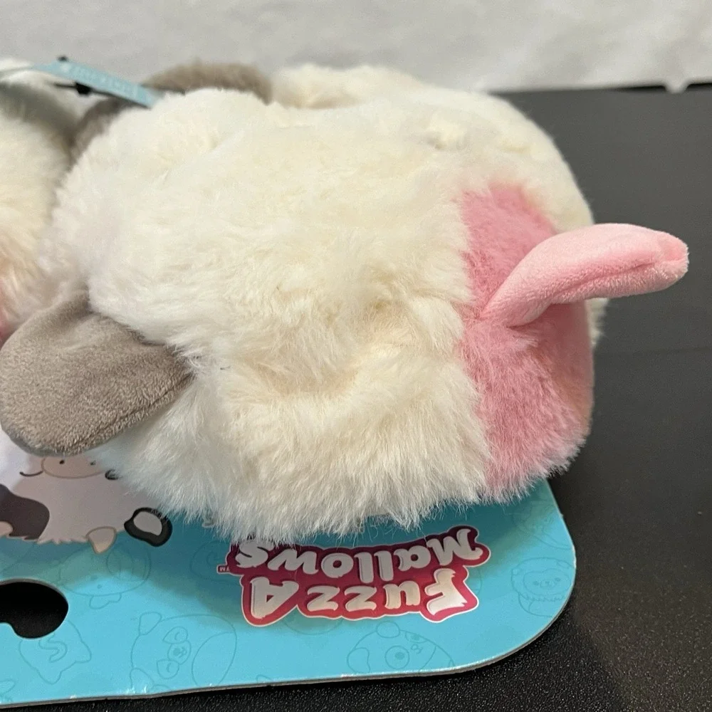 Fuzz A Mallows Karina the Kat Calico Cat Slippers Squishmallows Size 5-6 NEW